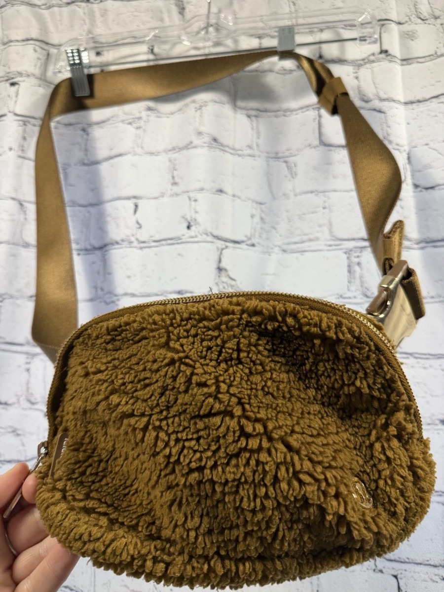 lululemon brown sherpa belt bag C.C Fanny Pack For Women Unisex Keep them close in this versatile belt bag that helps you get out the door and on to your next adventure lululemon athletica Brown Sherpa Belt