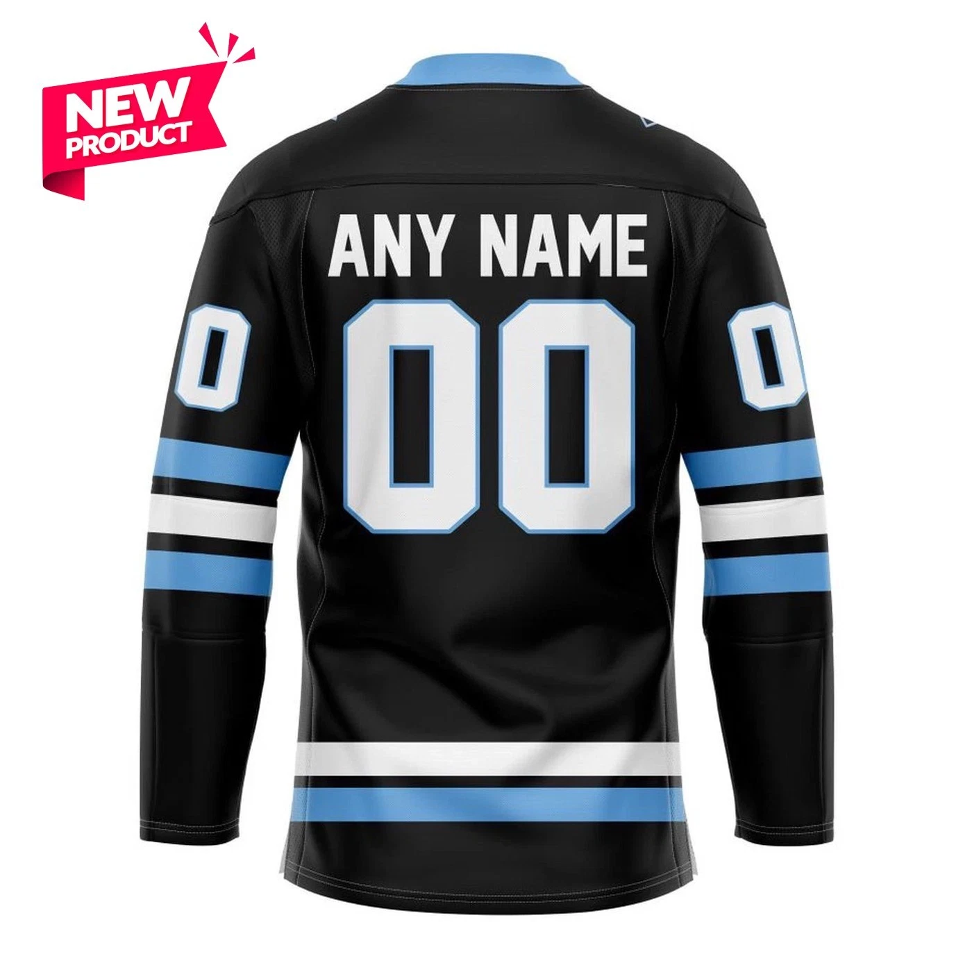 Personalized Utaah Mammoth Home Design Lace Hockey Shirt Black