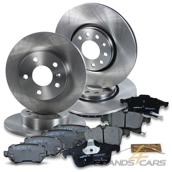 Atec Bremsscheiben + BremsbelÄGe Vorne + Hinten FÜR Opel Meriva A Zafira B-image