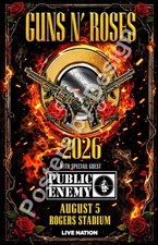 2026 Guns N Roses Toronto ver 2 Poster