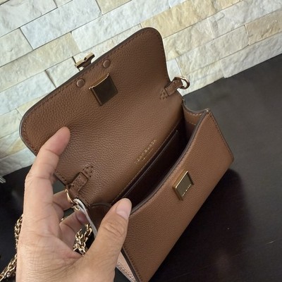 Tory Burch Britten Mini Top Handle Crossbody 175816 Forest Brown