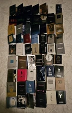 Men's perfume sampler set - Designer perfume sample Lot x 12 assorted vials