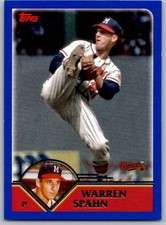 2023 Topps Archives - 2003 Topps Warren Spahn #205 Milwaukee Braves