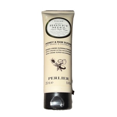 Perlier Honey Raw Sugar With mango & Coconut Oil Bath Body Cream 8.4 oz