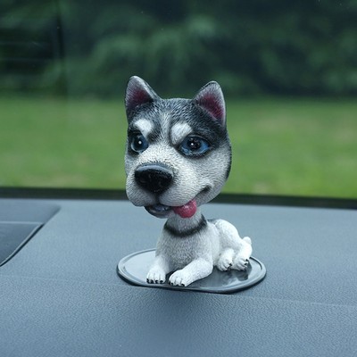 Bommel-Hundeverzierung Auto Kopfschüttelndes Hundespielzeug