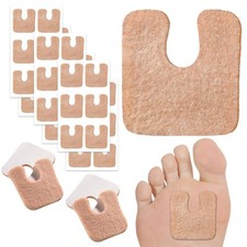 36 Pieces U-Shaped Felt Callus Pads, Metatarsal Pads Pain Relief Adhesive Cor...