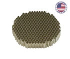 3.5 OD x .5  Airflow Straightener Screen .187 honeycomb cell mass air flow