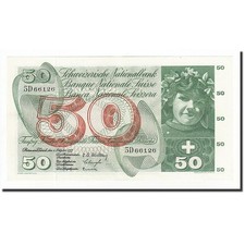 [#164374] Switzerland, 50 Franken, 1957-10-04, AU 50, PMG