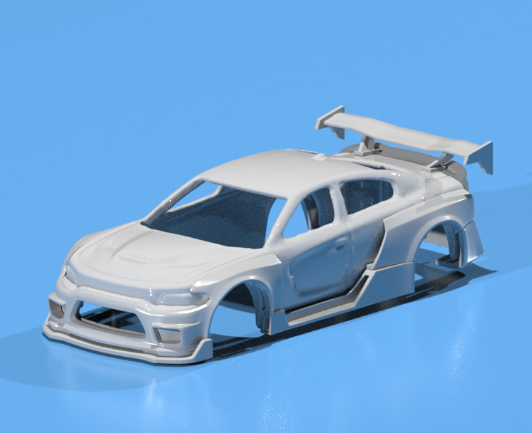 3D Resin FatBoi Wide Body Kit for Hot Wheels ’15 Dodge Charger SRT – Plug & Play