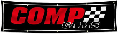 Comp Racing Flag Banner 71x24 Garage Wall Decor