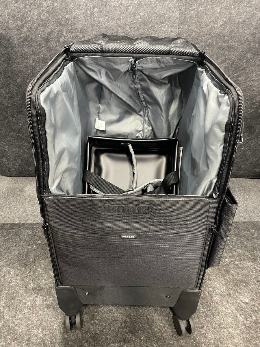 FORBES Mini Roller Housekeeping Cart, Four Swivel Casters, Black *