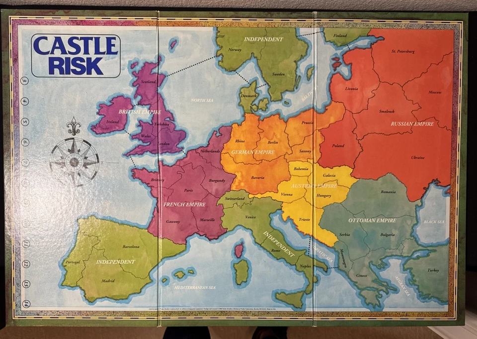 Vintage Risk / Castle Risk 2-in-1 Strategy Board Game 1990 Parker Brothers - Image 4 of 4