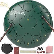 Steel Tongue Drum Notes Inch D-Key Panda Balmy Drum Percussion Instrument