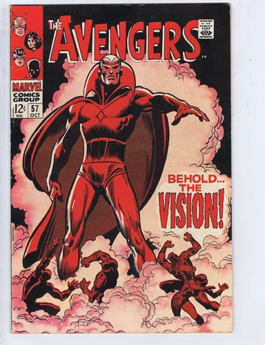 Avengers #57 Marvel 1968 1st appearance the Vision in "Behold...the Vision !"