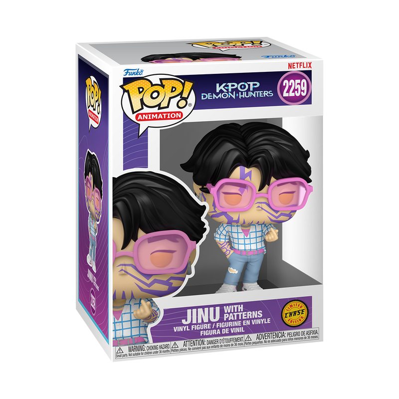 K-Pop Demon Hunters Jinu with Patterns Funko Pop! Chase Figure