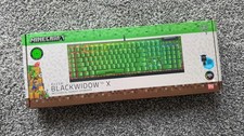 Razer BlackWidow V4 X Minecraft Mechanical Gaming Keyboard RGB NEW SEALED