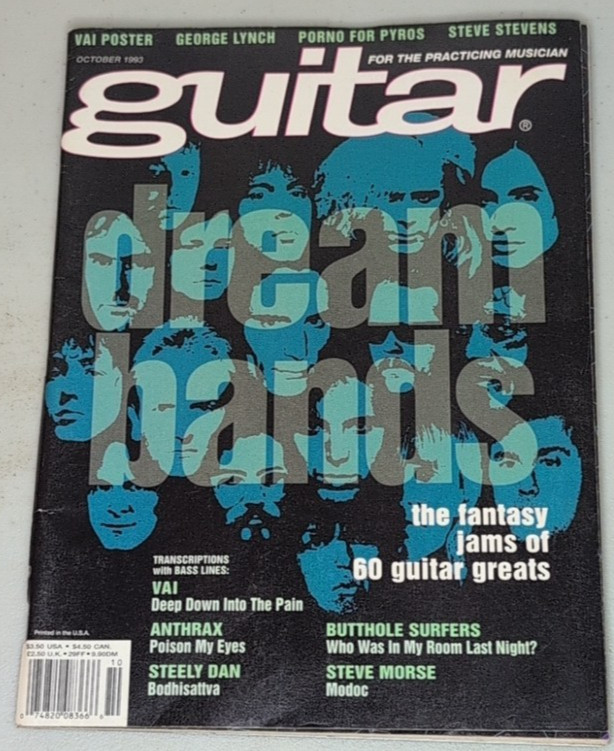 Guitar For the Practicing Musician Magazine 1993 Oct Steve Vai George Lynch