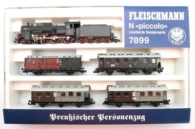 Fleischmann 7899 Personenzug mit Dampflok P8 der K.P.E.V., 5-teilig, OVP (KD007)