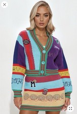 Topic Of Conversation Sweater Mini Skirt Set- Size Large