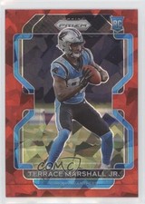 2021 Panini Prizm Rookie Red Ice Prizm Terrace Marshall Jr #348 7l6