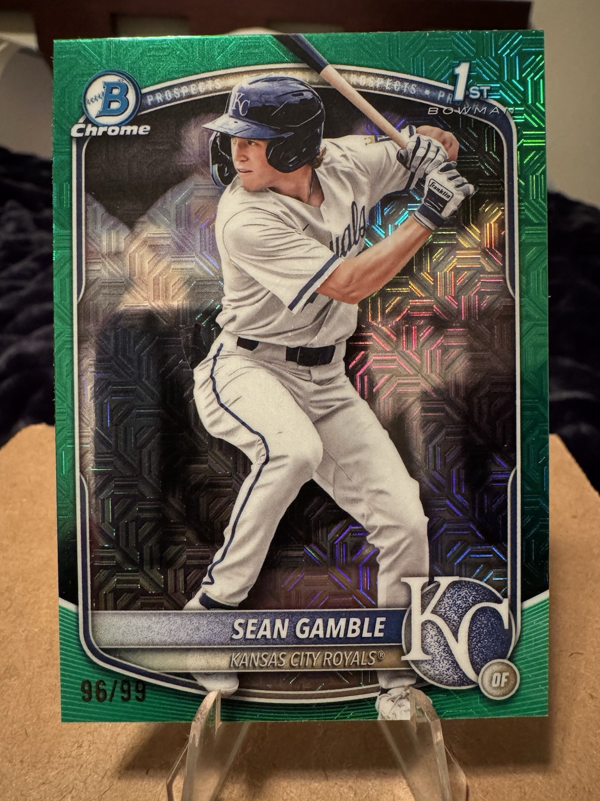 2025 Bowman Draft - Chrome Sean Gamble #BDC-178 Green Mojo Refractor /99