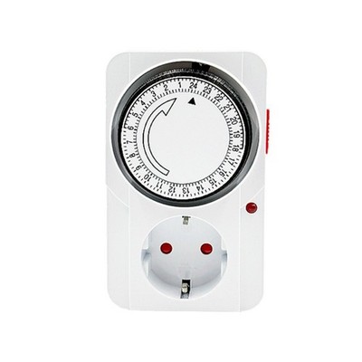 Zeitschaltuhr Steckdosenschalter digital 24 Stunden elektrische Leistungssteueru