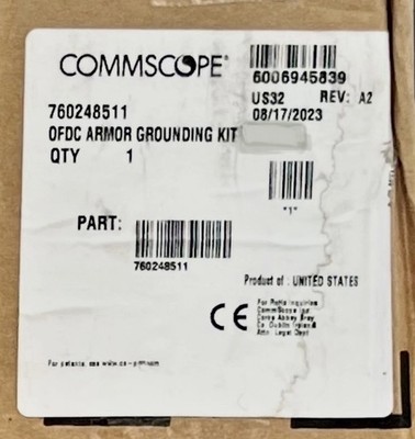 *NEW* Commscope OFDC Armor cable GROUNDING KIT