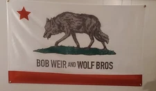 Bob Weir And Wolf Bros Banner Rare Find 58x3ft