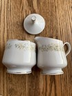 Sango Oxford China Japan Dreame Time 530 Platter Gravy Boat Sugar Bowl & Creamer — photo 8