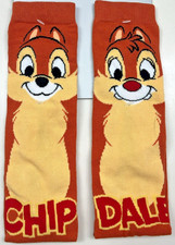 ^New Disney Parks Chip & Dale Chipmunk Adult Unisex Long Socks