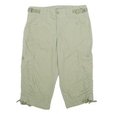 FRENCH CUFF Damen Shorts Beige Cargo Baumwollmischung UK 10 W32