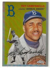 2023 Topps Chrome Platinum Anniversary ROY CAMPANELLA Parallel REFRACTOR Card