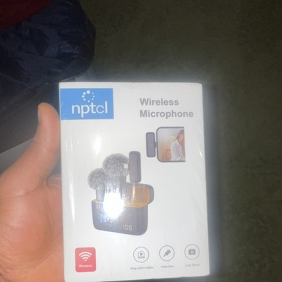 nptcl Wireless Lavalier Microphone YL6 for iPhone USB-C Vlog Interview Live Show