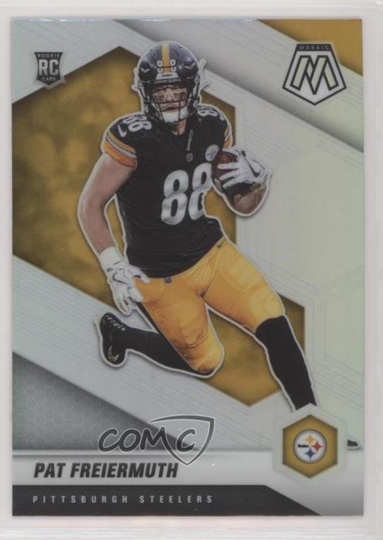 2021 Panini Mosaic Rookies Silver Prizm Pat Freiermuth #332 Rookie RC 0t2n