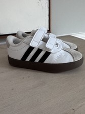Adidas VL Court 3.0 Preschool Toddler Size 10k White/Core Black/Grey