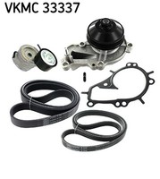 Skf Wasserpumpe + Keilrippenriemensatz Vkmc 33337 FüR Opel Crossland P17 P2QO 1