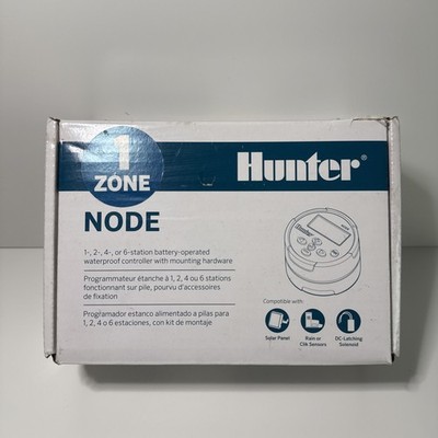 Hunter Sprinkler NODE-100 Single Station Battery Controller with Solenoid