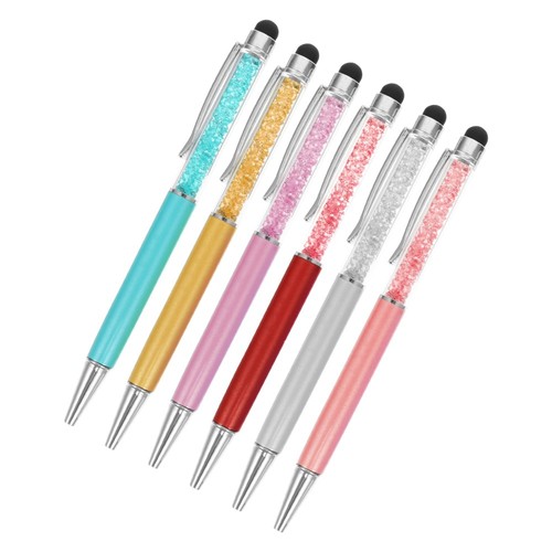 6 Pcs Capacitor Pen Ballpoint Touch Screen Pens 2-in-1 Capacitive - 第 1/12 張圖片