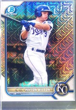 2022 Bowman Peyton Wilson #BCP-85 Royals Chrome Prospects Mojo Refractors
