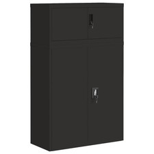 File Cabinet Storage Cabinet Office Filing Cabinet Storage Unit Steel vidaXL