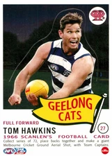 2024 Geelong Cats AFL Select TeamCoach 1966 Scanlens Card - Tom Hawkins