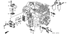 Genuine Honda Switch Assembly AT Oil Pressure (Saginomiya) 28600-RCL-004