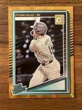 2025 Panini Donruss - Rated Prospects Ethan Salas #199 Orange Lazer /249