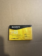 Sealed Sony Hi8 HMP Camcorder Tape P6120HMPR 60min Digital8/120min Hi8