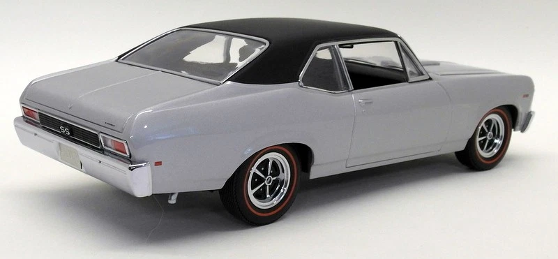 GMP 1/18 Scale Diecast - 8029 1969 Chevrolet Nova 396 SS Silver - Image 3 of 4