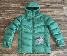 Men's Helly Hansen Verglas ICEFALL Down HOODIE Jacket GREEN Size: L LARGE HOODED