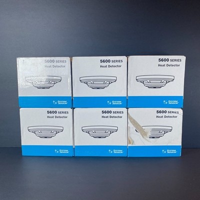 System Sensor 5601P 135 Degree Fixed Temperature Heat Detector LOT OF SIX