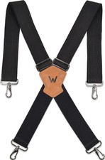 WELKINLAND 2Inch-Wide Heavy Duty Work Suspenders for Men