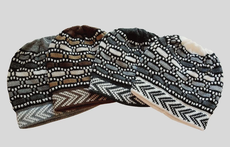 Beanie Hat 100% Alpaca Lightweight Warm Super Soft Unisex Handmade in Peru