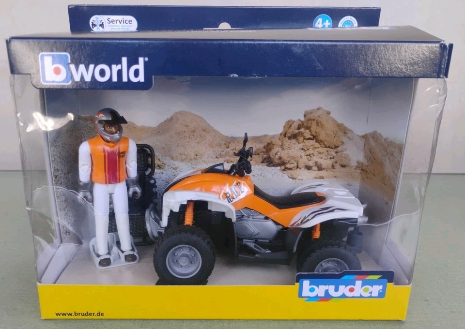 Bruder 63000 Quad with Driver Damaged Box